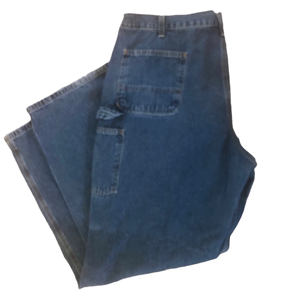 Carhartt Mens Original Dungaree Fit Carpenter’s Painters Jeans Sz 42X33 Ralaxed